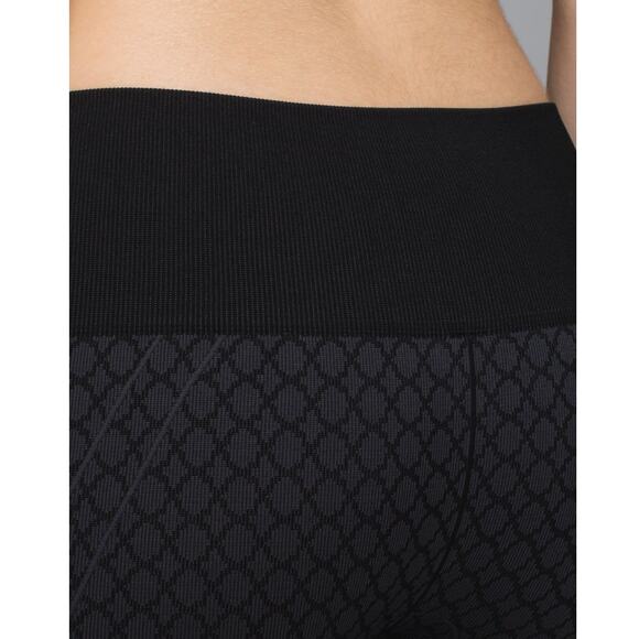 Lululemon In The Flow Crop II Heathered Deep Coal Legging Size 4 - Picture 8 of 9